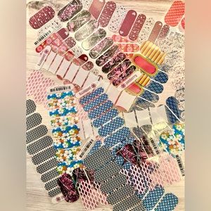 MYSTERY pack of 10 half-sheets Jamberry nail wraps assort.